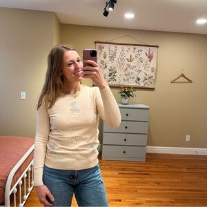 Cream Teddy Bear Sweater